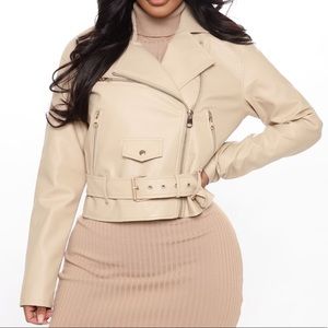 Vegan leather jacket